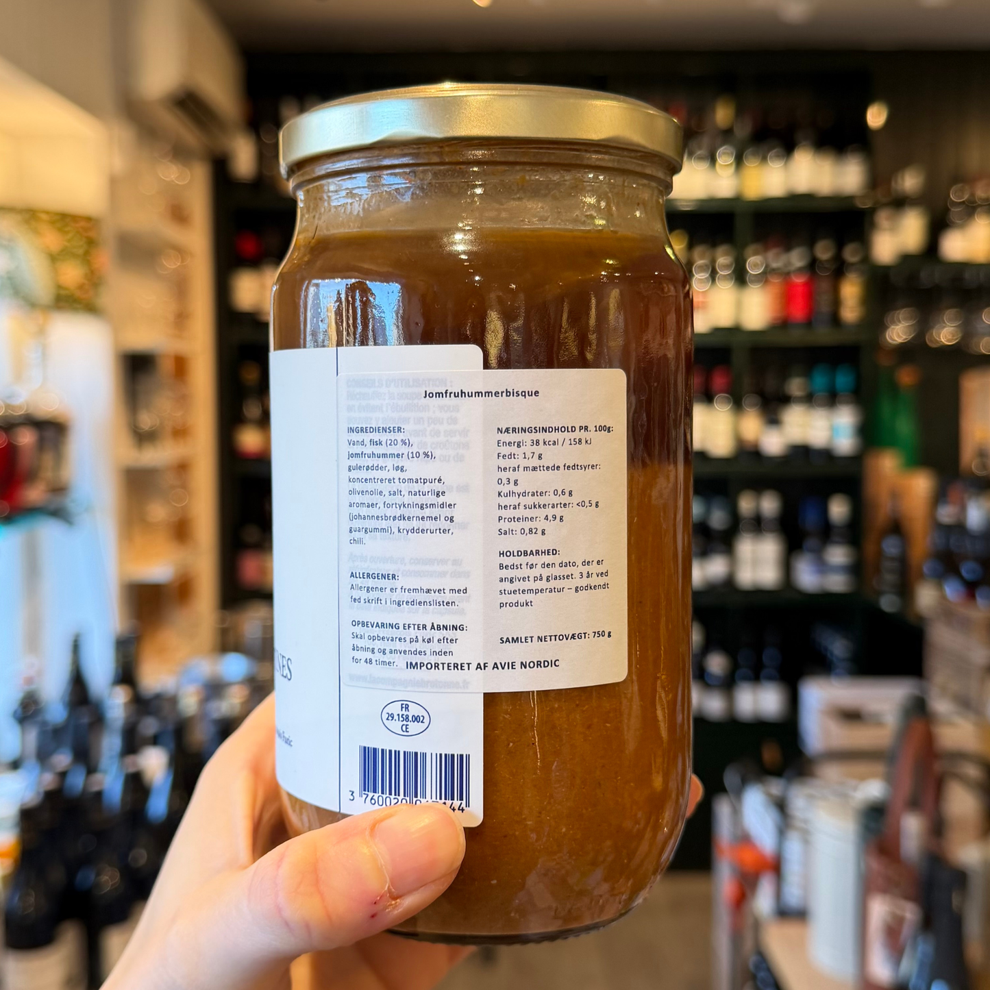 Jomfruhummerbisque 750g