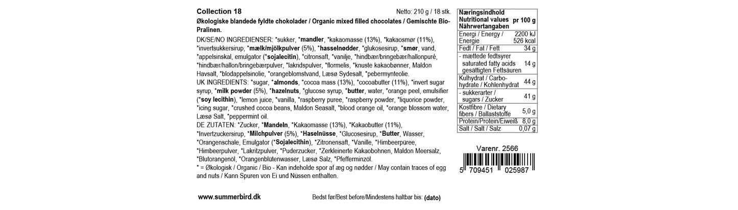 Summerbird Organic Collection 18