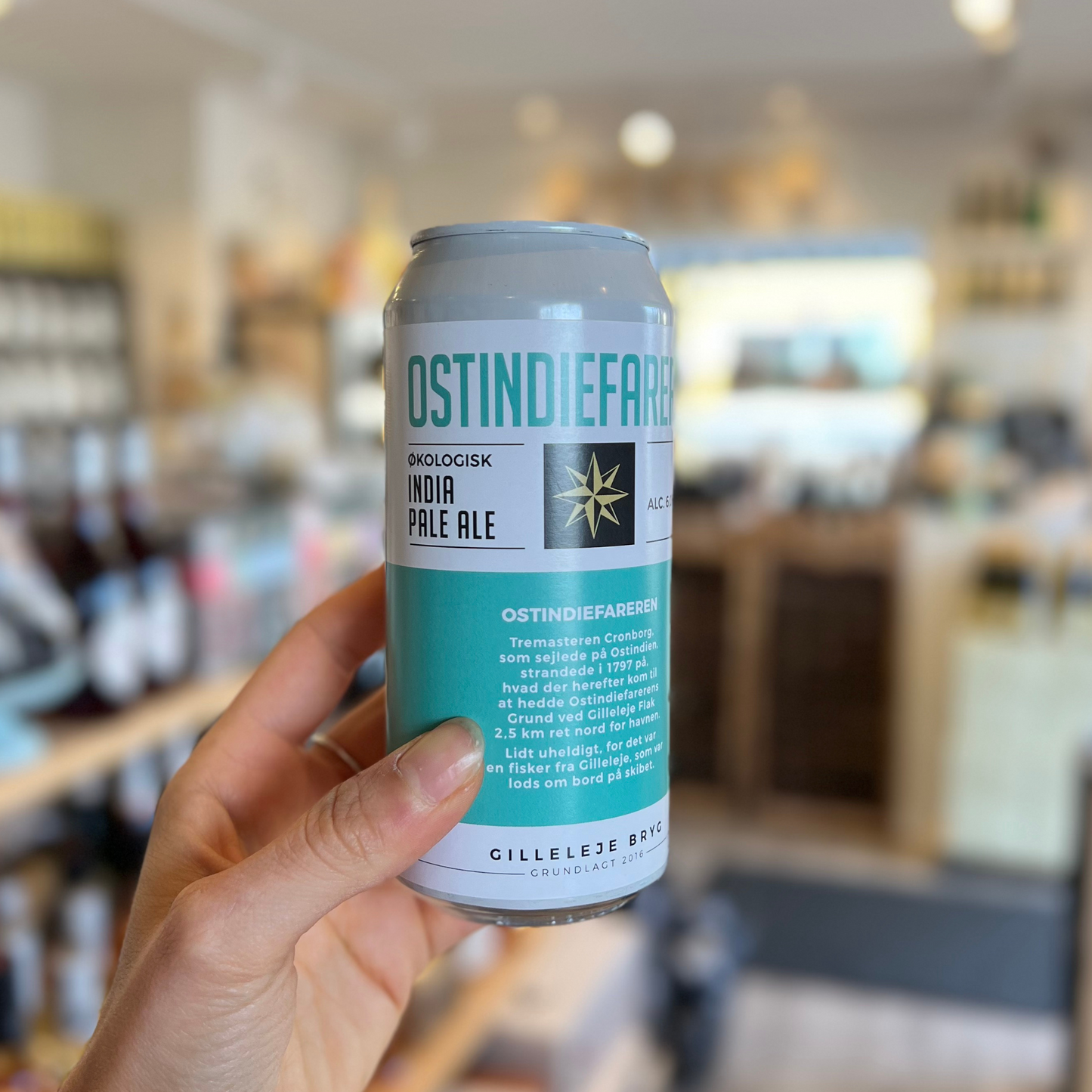 Gilleleje Bryg, Pale Ale Ostindiefareren ØKO 44cl