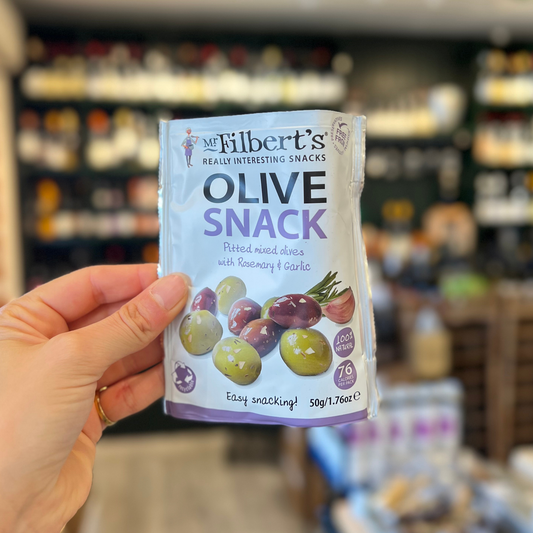 Mr. Filbert’s Olive Snack mix
