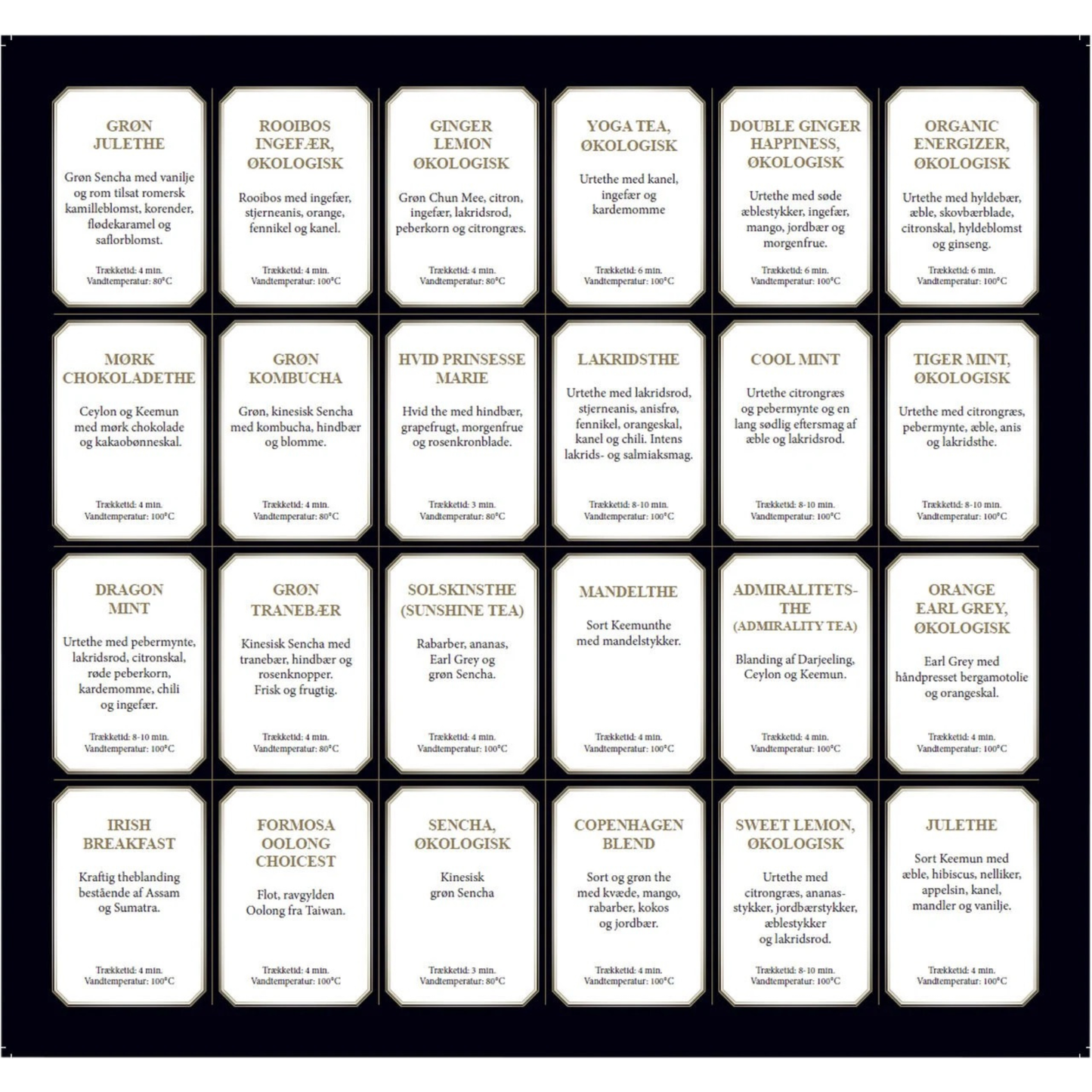 Østerlandsk Tehus Julekalnder