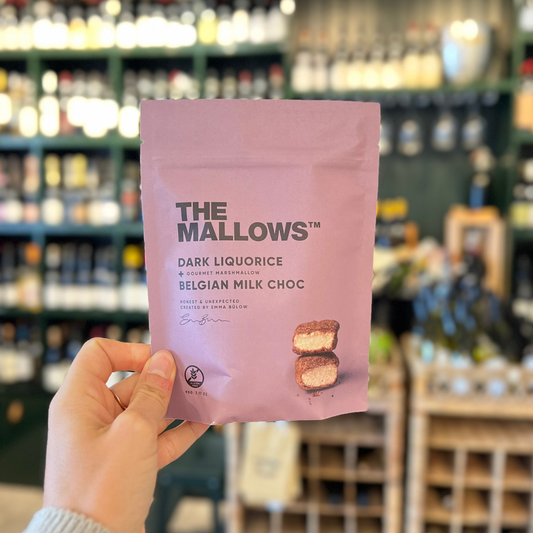 The Mallows Dark Liquorice + Belgian Milk Chocolate