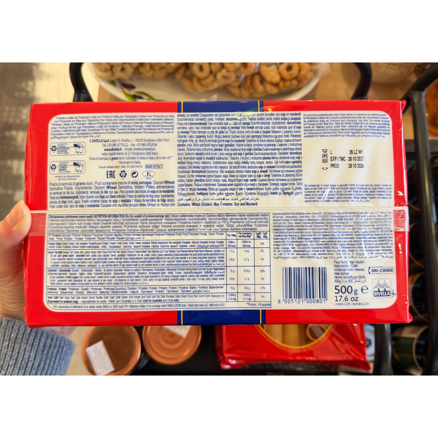 Italiensk Paccheri Napoletani 500g