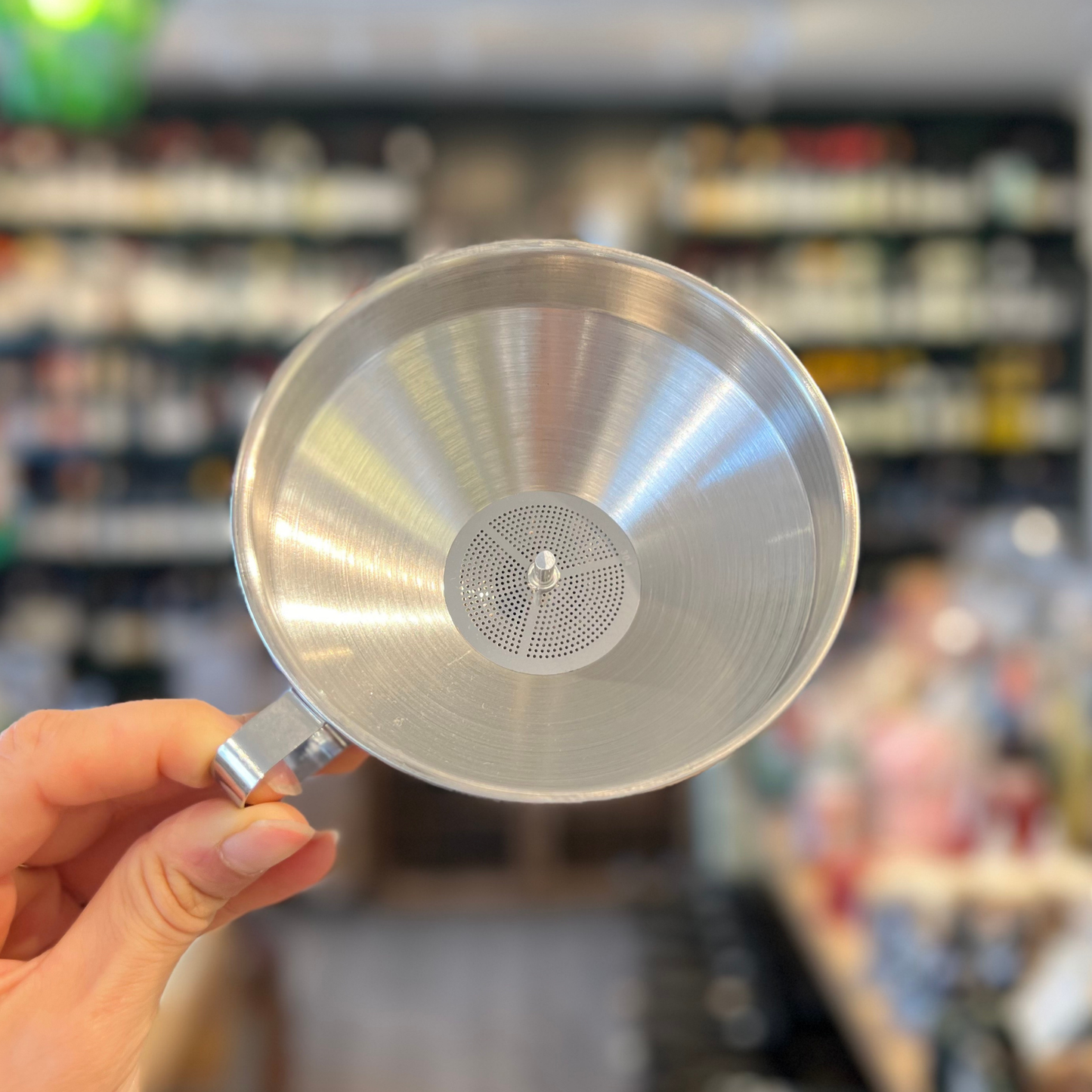 Tragt med filter – Rustfrit stål