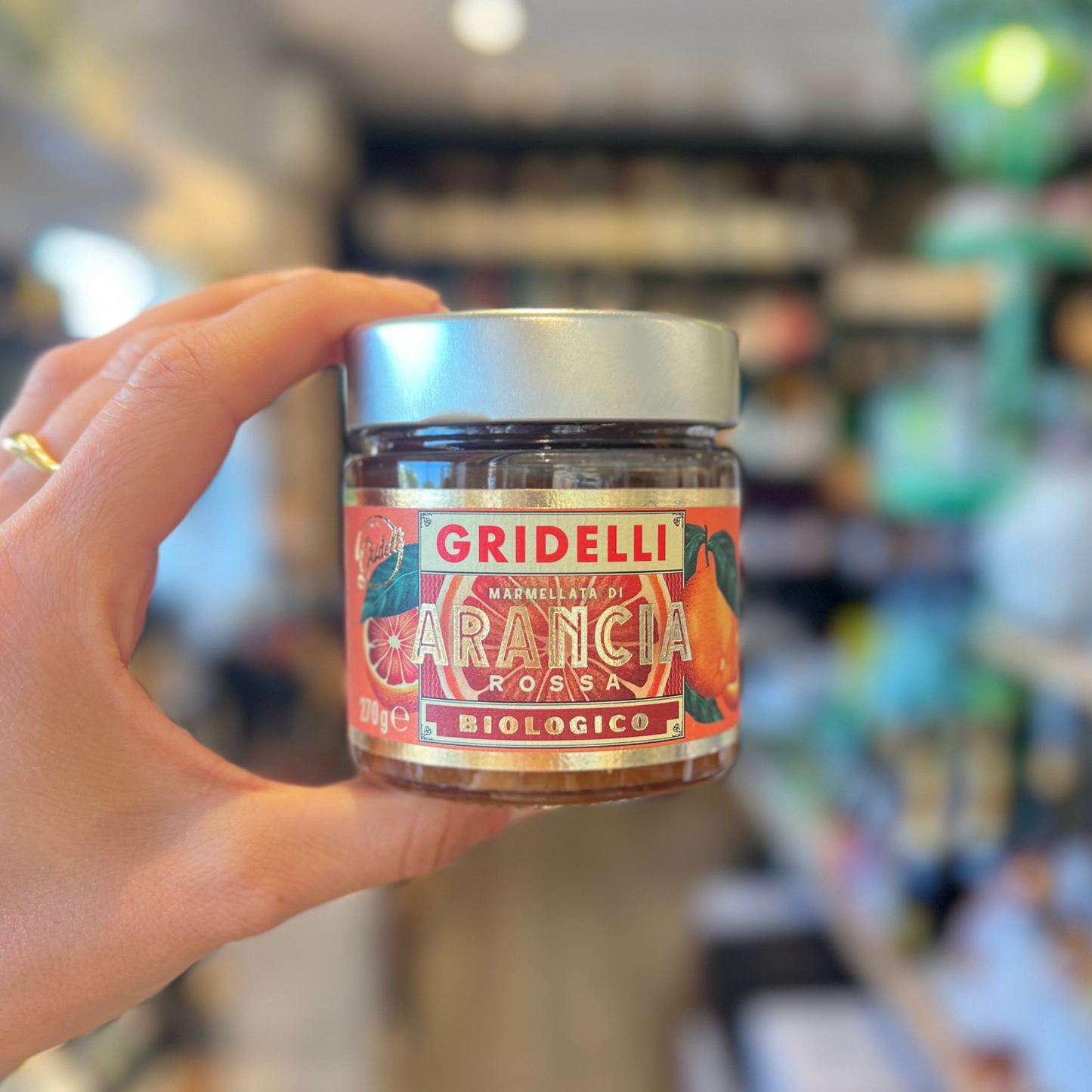 Gridelli Marmellata di Arancia Rossa marmelade - BIO, 270g