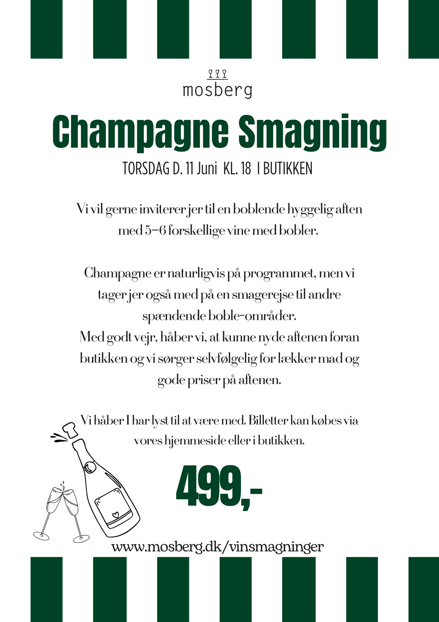 Champagne Smagning d. 11 juni
