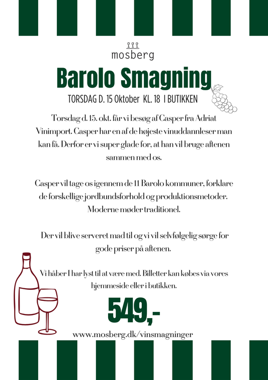 Barolo smagning d. 15 oktober