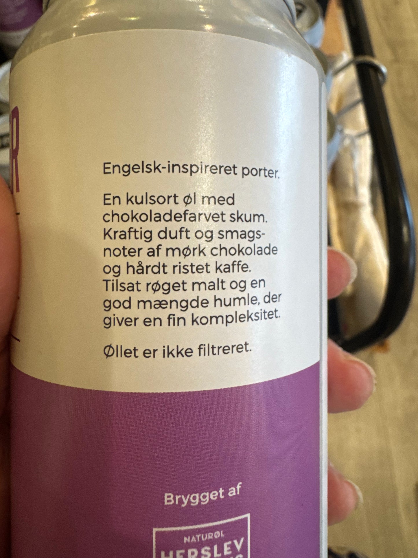 Gilleleje Bryg, Porter Fyrmester Faber ØKO 44cl