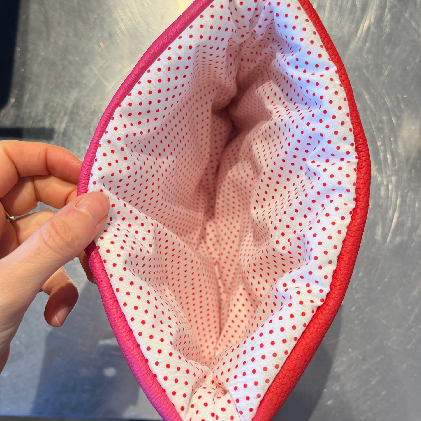 Recraft Tehætte, Skind Rød/lilla