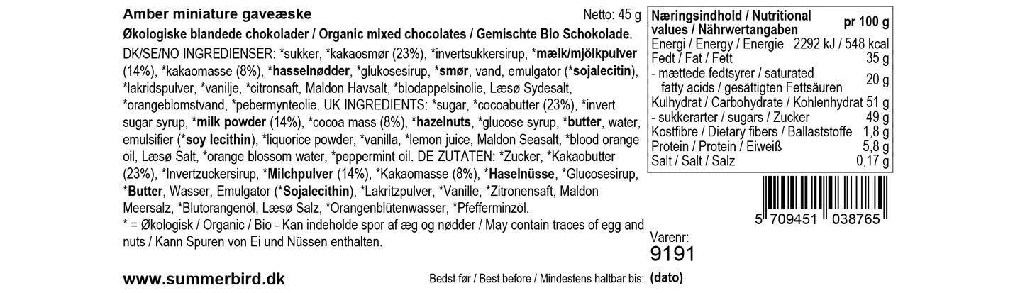 Summerbird Organic Amber Miniature
