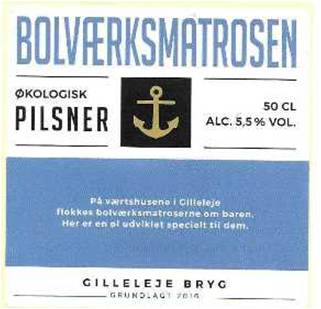 Gilleleje Bryg, Bolværksmatrosen ØKO 50cl