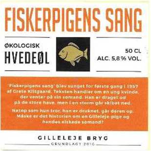 Gilleleje Bryg, Fiskepigens Sang ØKO 50cl