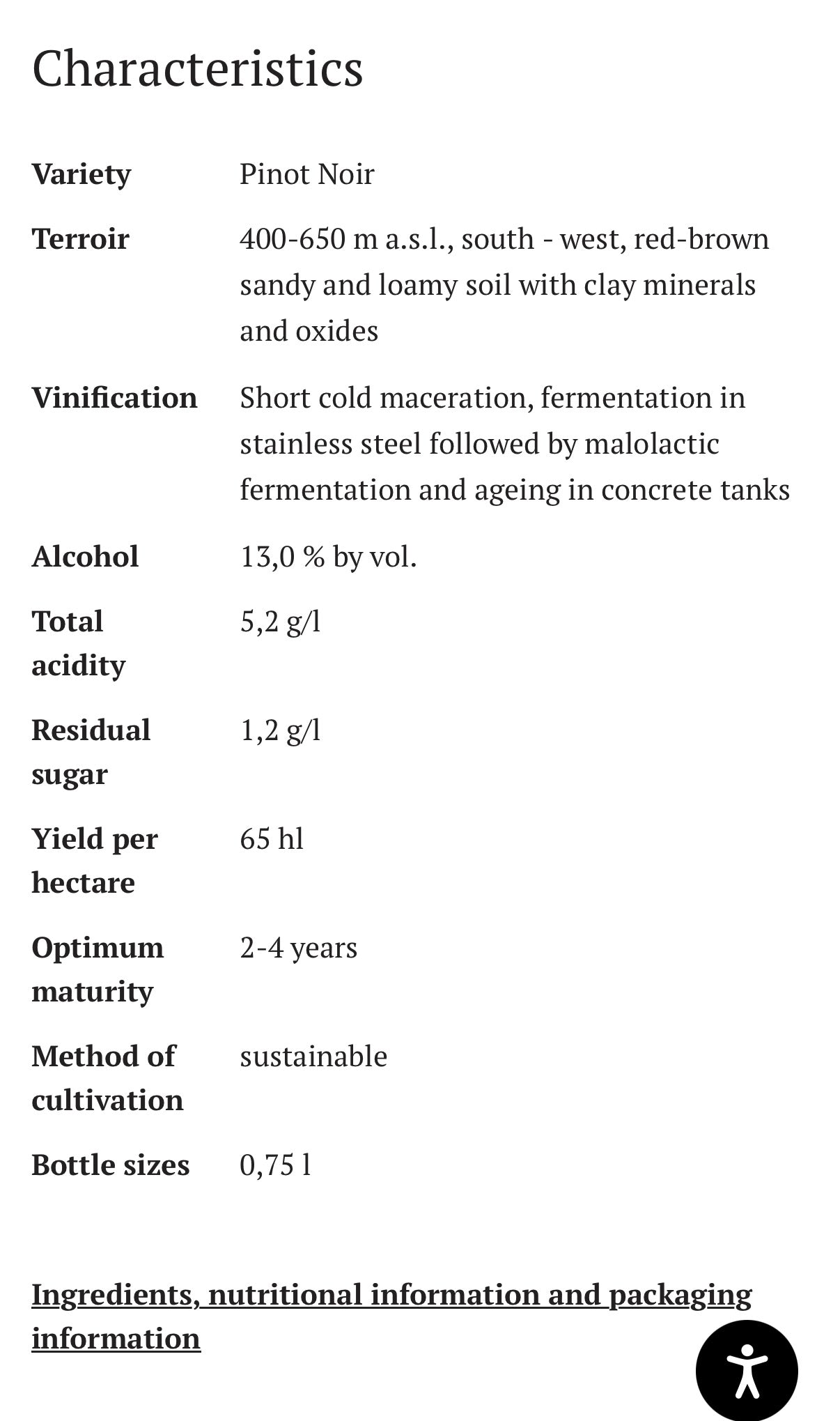 2024 Kurtatsch Pinot Noir Blauburgunder